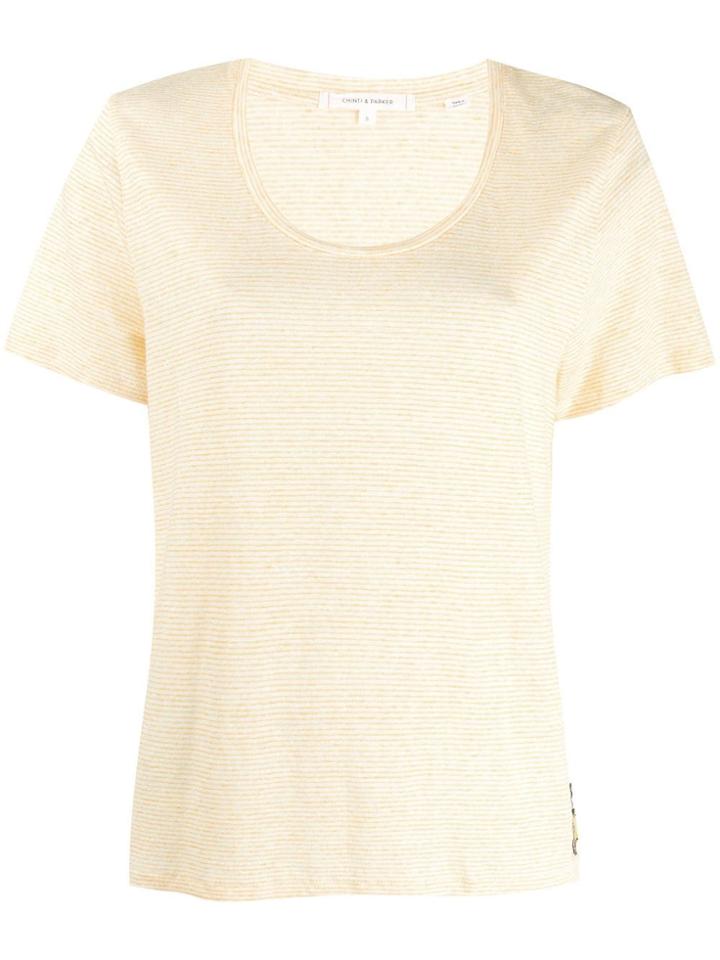 Chinti & Parker Lemon-print T-shirt - Yellow