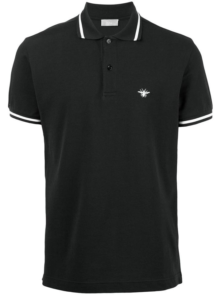 Dior Homme Classic Polo Shirt, Men's, Size: Xl, Black, Cotton