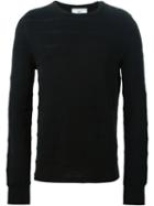 Ami Alexandre Mattiussi Striped Jumper, Men's, Size: Xxl, Black, Merino