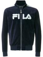 Fila Logo Zipped Sweatshirt - Blue