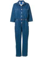 Simon Miller Looe-fit Denim Jumpsuit - Blue