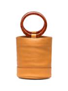 Simon Miller Orange Bonsai 20 Leather Bucket Bag - Yellow & Orange