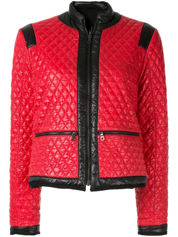 Chanel Pre-owned Quilted Reversible Padded Jacket - Red