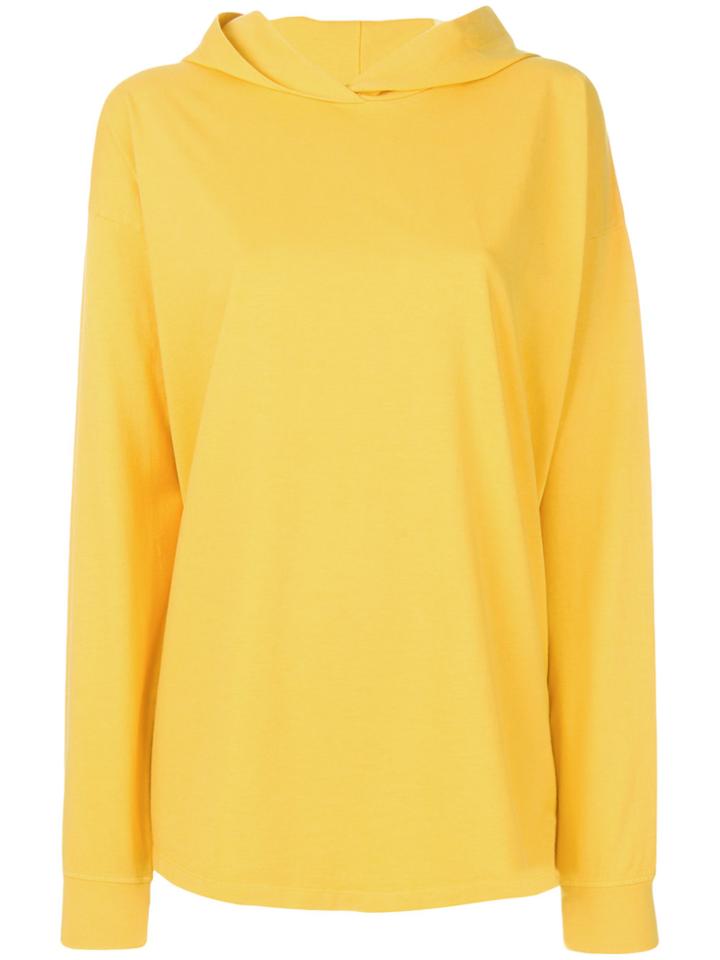 Mm6 Maison Margiela Hooded Sweatshirt - Yellow & Orange