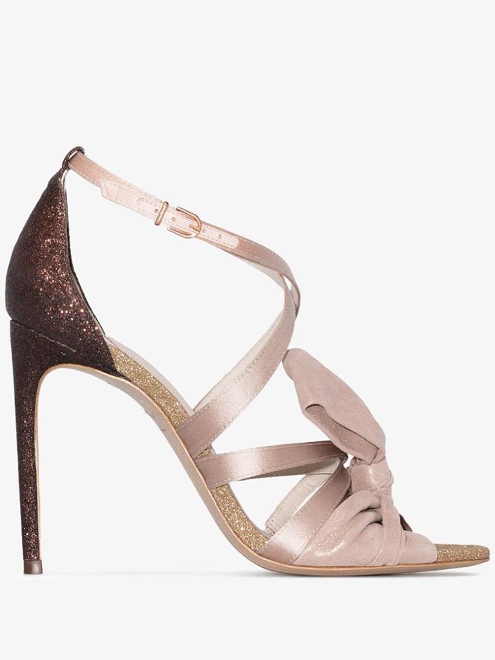 Sophia Webster Bonnie 100 Bow Sandals - Pink