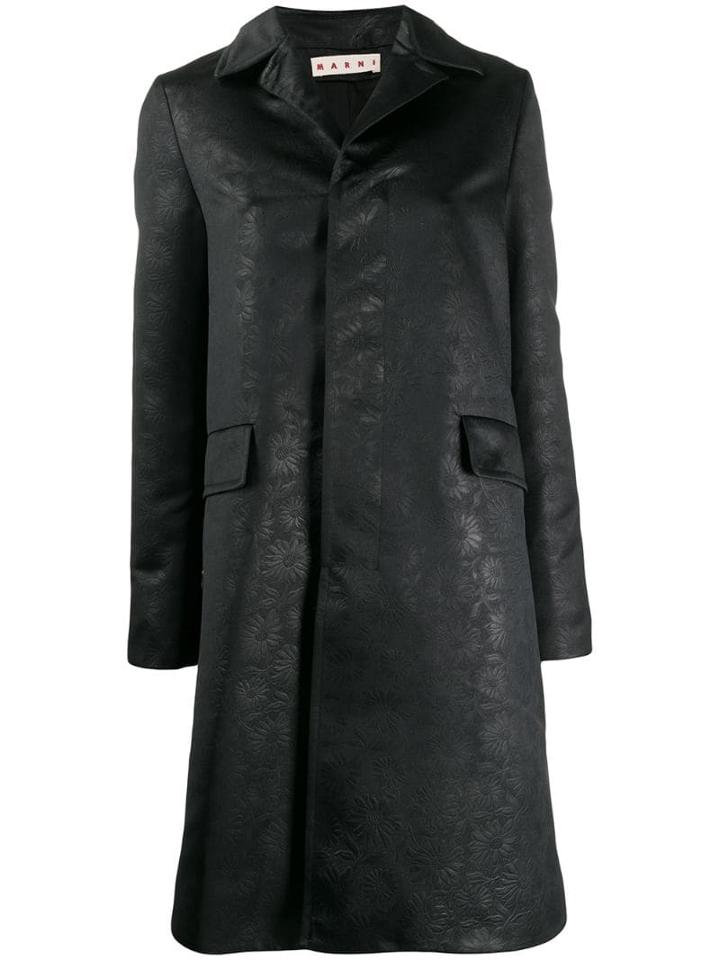 Marni Floral Jacquard Jacket - Black
