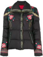 Etro Floral Padded Jacket - Black