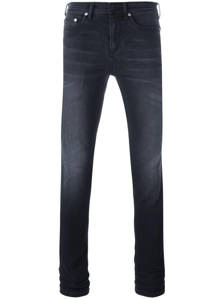 Neil Barrett Skinny Jeans, Men's, Size: 33, Black, Cotton/polyester