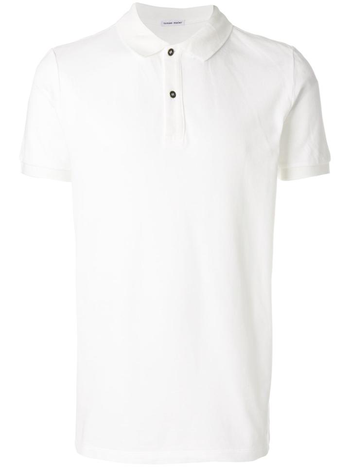 Tomas Maier Plain Polo Shirt - White
