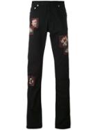 Dior Homme - Embroidered Jeans - Men - Cotton/spandex/elastane - 32, Black, Cotton/spandex/elastane