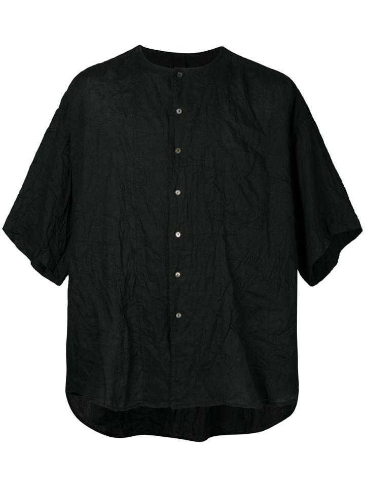 Forme D'expression Oversized Shortsleeved Shirt - Black
