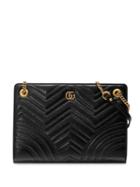 Gucci Medium Gg Marmont Shoulder Bag - Black