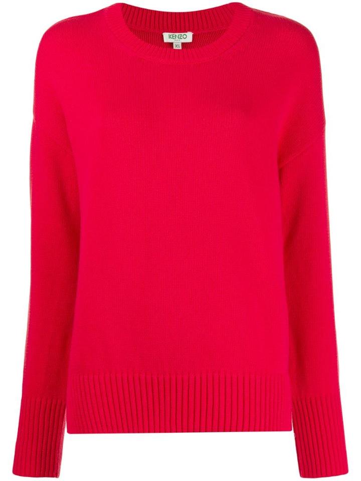 Kenzo Logo Knit Jumper - Pink
