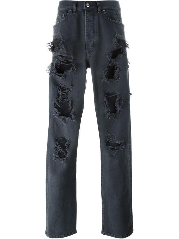 Diesel P-cheyenne Destroy Jeans, Men's, Size: 31, Blue, Cotton