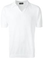 John Smedley Noah Polo Shirt, Men's, Size: M, White, Cotton