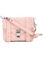 Proenza Schouler 'ps1 Mini' Leather Shoulder Bag, Women's, Pink/purple, Leather