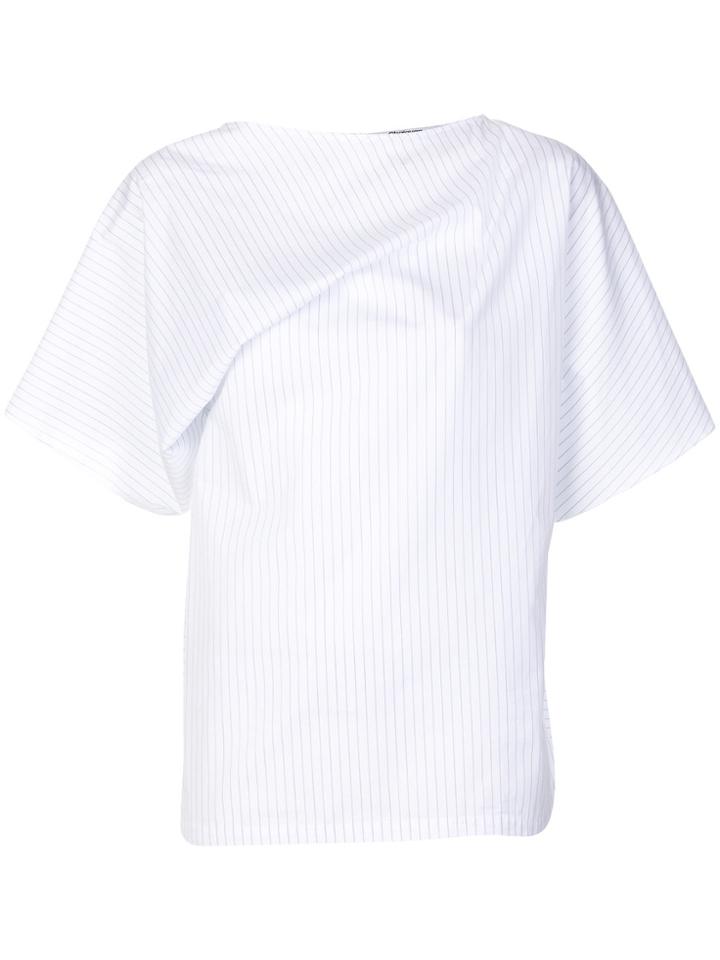 Chalayan Striped Blouse - White