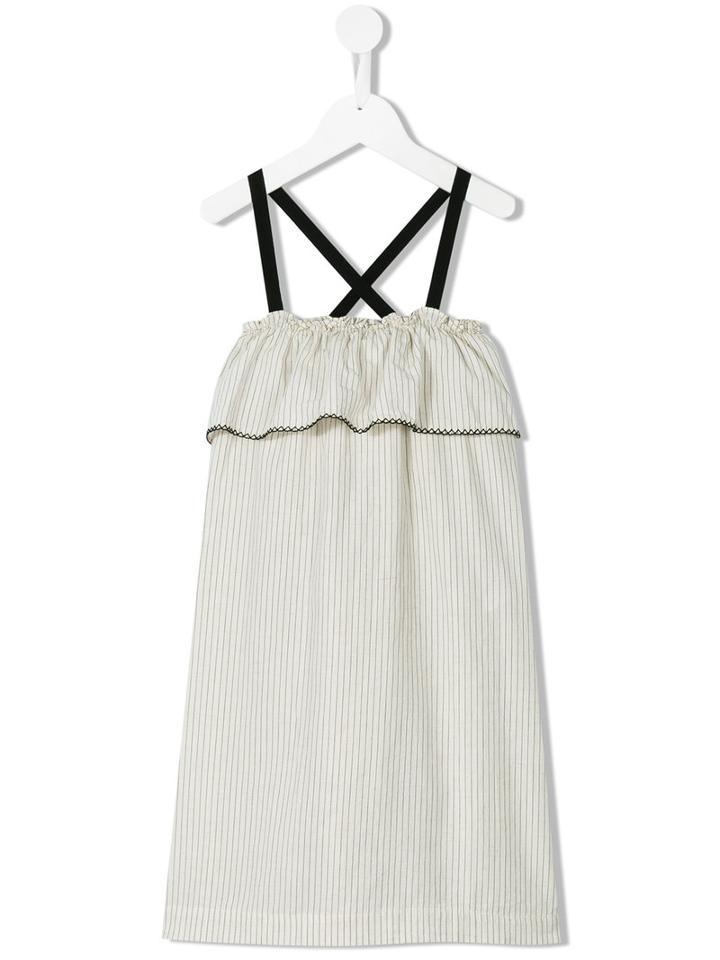 Babe And Tess - Jap Dress - Kids - Cotton/linen/flax - 4 Yrs, Nude/neutrals