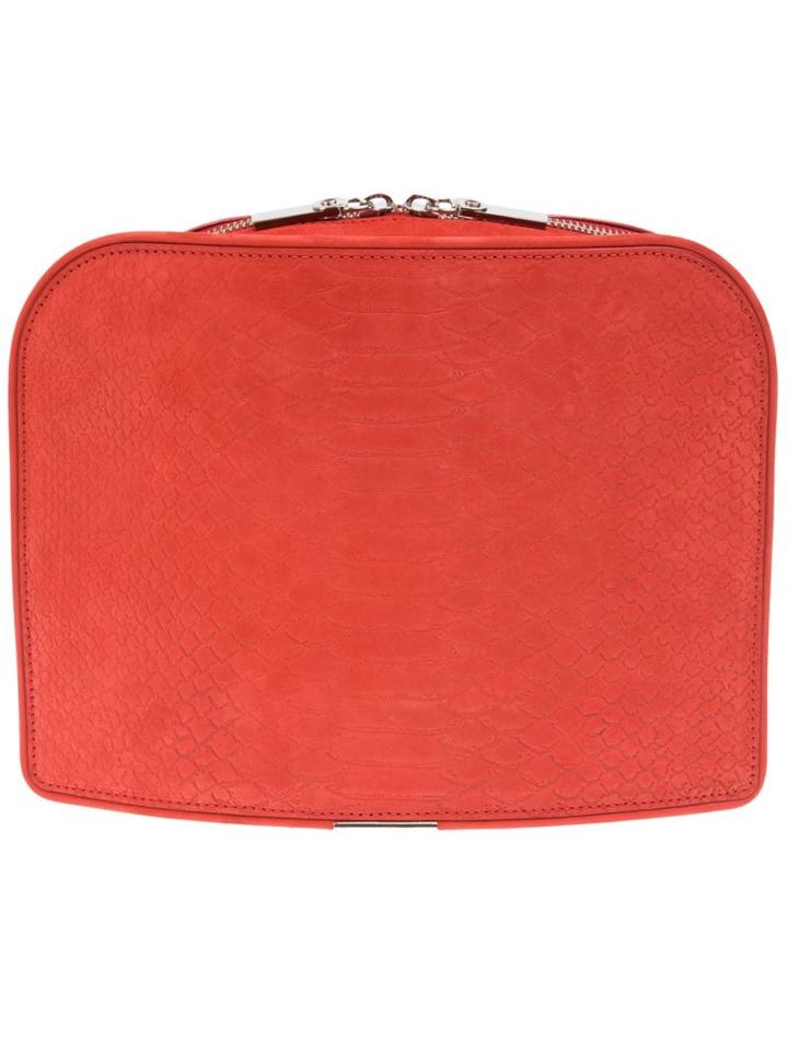 Maison Margiela Paneled Square Clutch, Women's, Red
