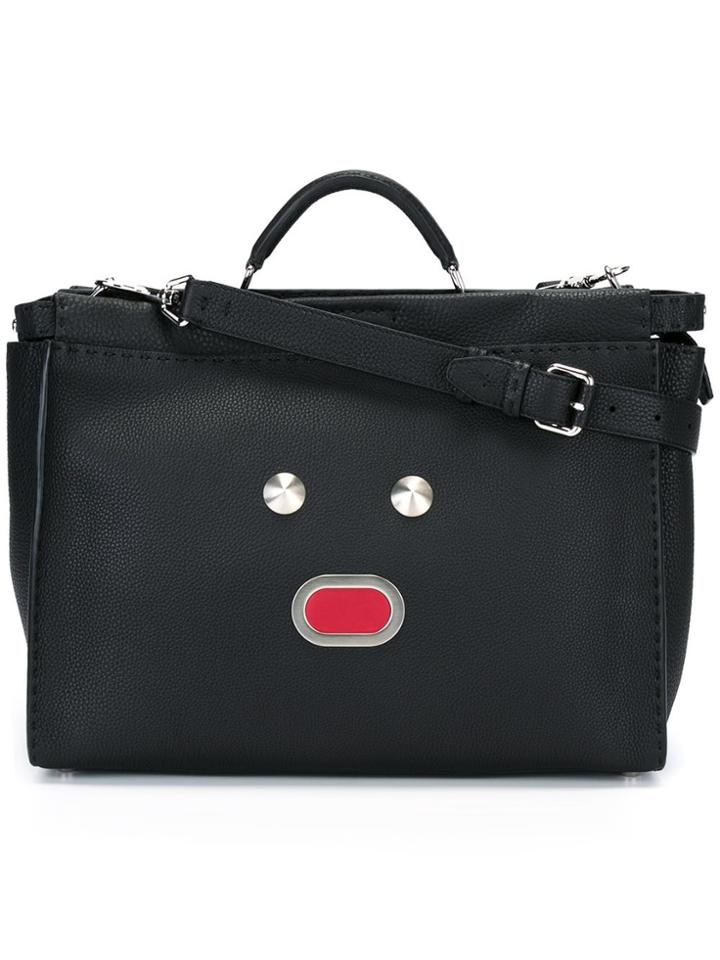 Fendi Faces Tote - Black