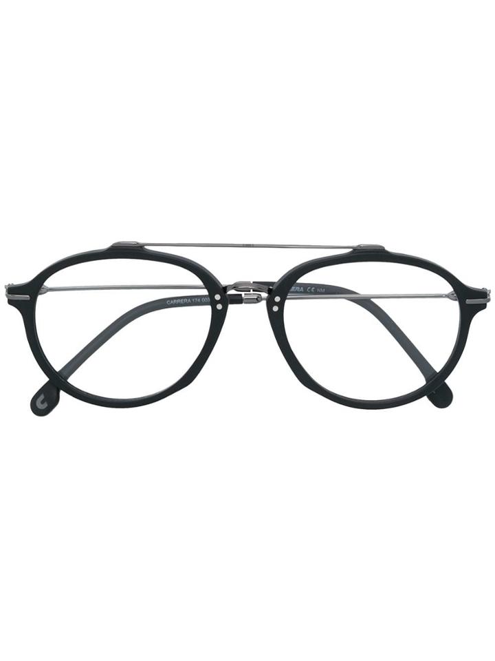 Carrera Round Frame Glasses - Black