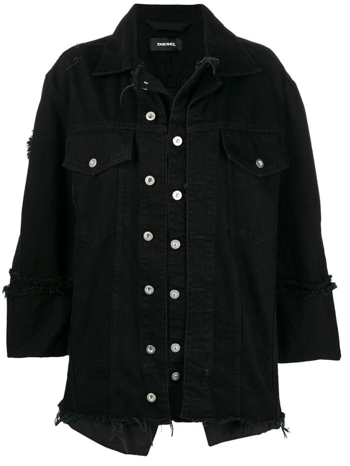 Diesel Double Layered Jacket - Black