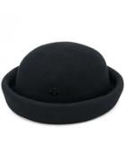 Maison Michel Bowler Style Hat - Black