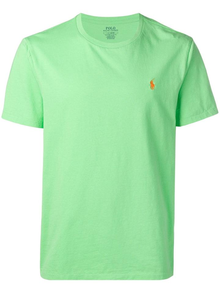 Polo Ralph Lauren Logo Embroidered T-shirt - Green