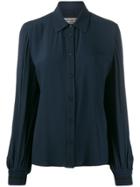 Golden Goose Isako Long-sleeved Buttoned Shirt - Blue