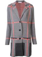 Belford Plaid Cardi-coat, Women's, Size: Medium, Grey, Merino