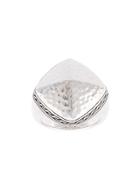 John Hardy Classic Chain Sugarloaf Hammered Ring - Silver