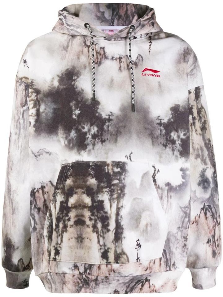 Li-ning Aop Pullover Hoody - Grey