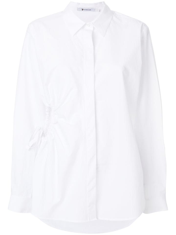 T By Alexander Wang Cut-out Detail Shirt - White
