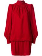 Marc Jacobs High Neck Dress - Red