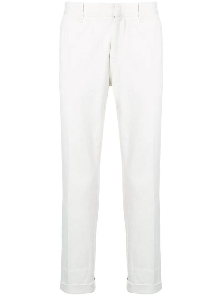 Ermenegildo Zegna Straight Leg Trousers - Neutrals