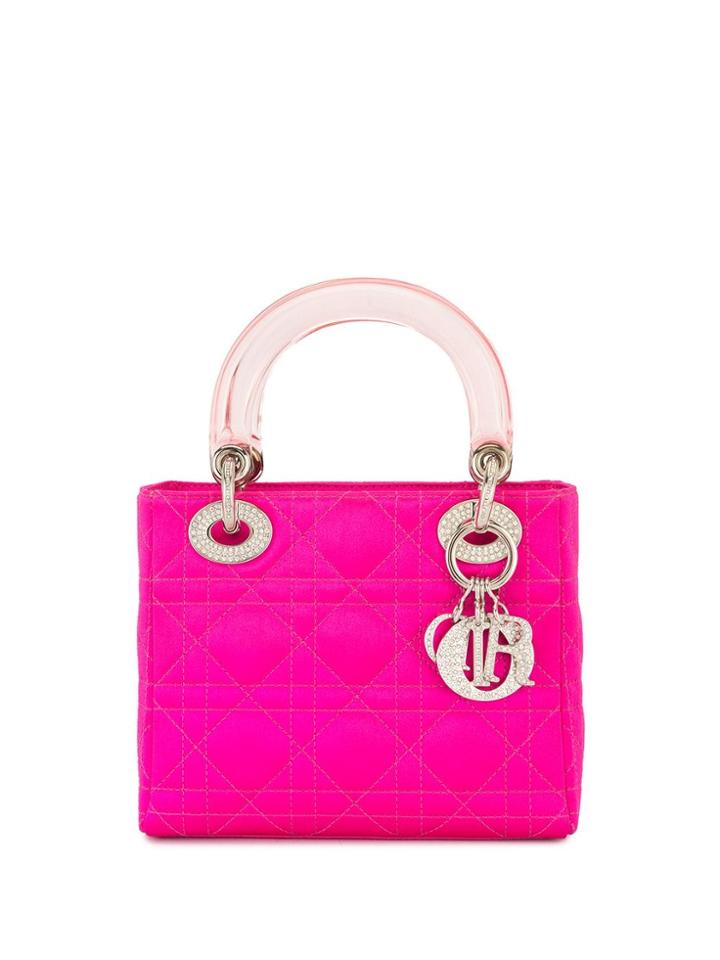 Christian Dior Pre-owned Lady Dior Mini Bag - Pink