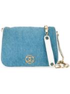 Chanel Vintage Denim Shoulder Bag, Women's, Blue