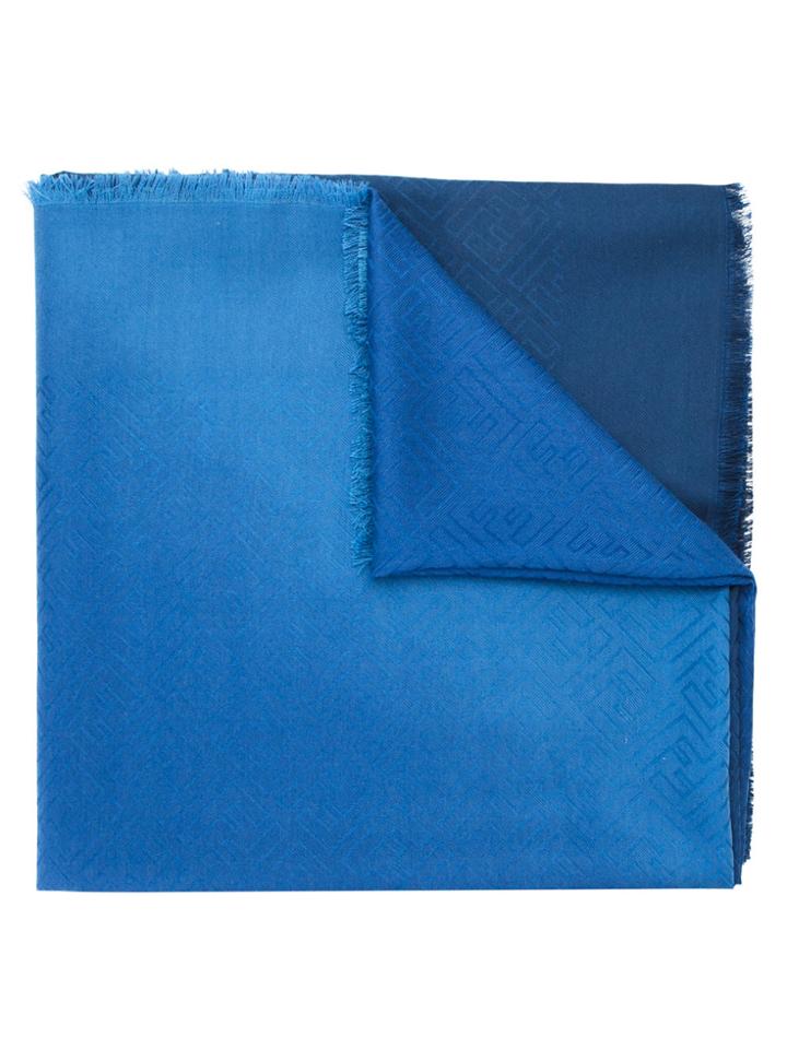 Fendi Signature Shawl - Blue