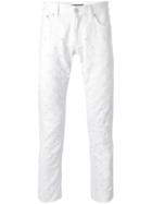 Versus Floating Lion Head Jeans - White