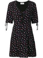 Essentiel Antwerp Floral Short-sleeved Dress - Black