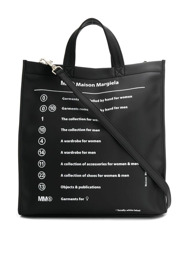 Mm6 Maison Margiela Tote Bag - Black