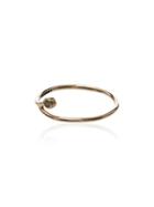 Xiao Wang 14k Yellow Gold Diamond Curve Ring