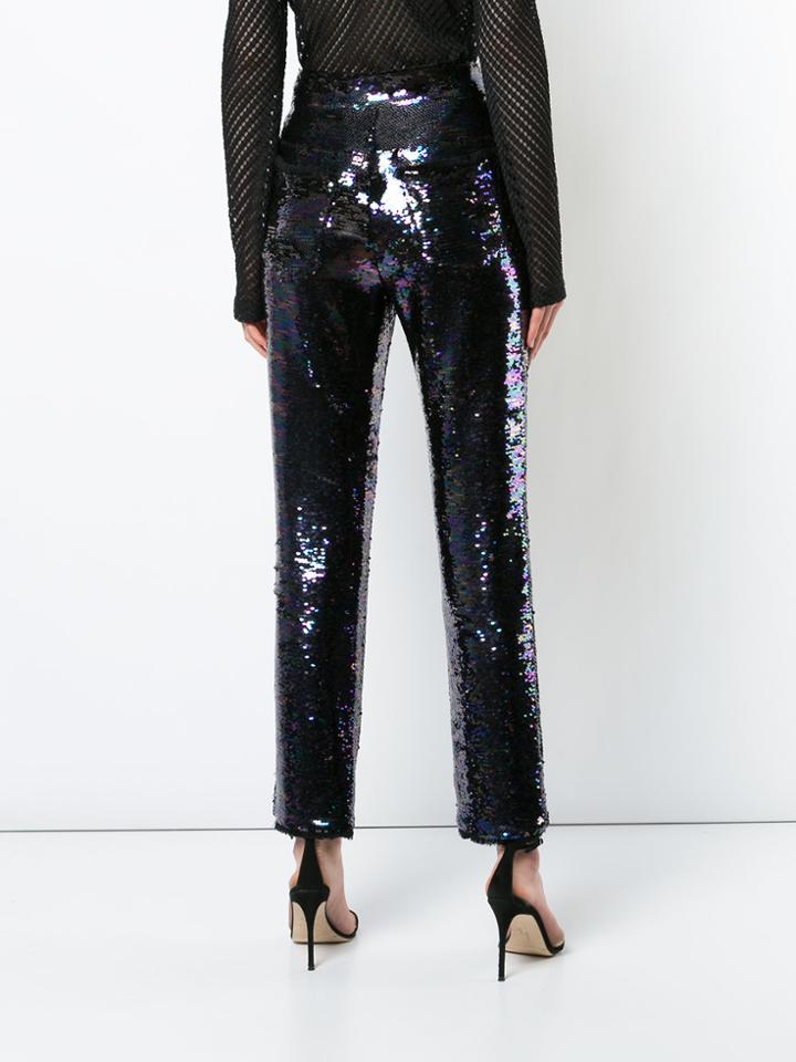 Balmain Sequin Embellished Trousers - Multicolour