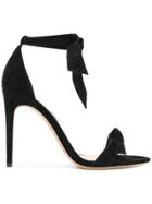 Alexandre Birman Bow Strap Stiletto Sandals - Black