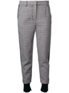 3.1 Phillip Lim Houndstooth Trousers, Women's, Size: 4, Brown, Wool