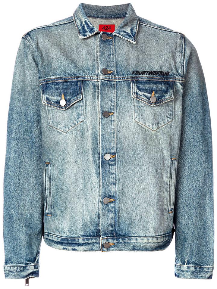 424 Fairfax - Stonewashed Denim Jacket - Men - Cotton - M, Blue, Cotton