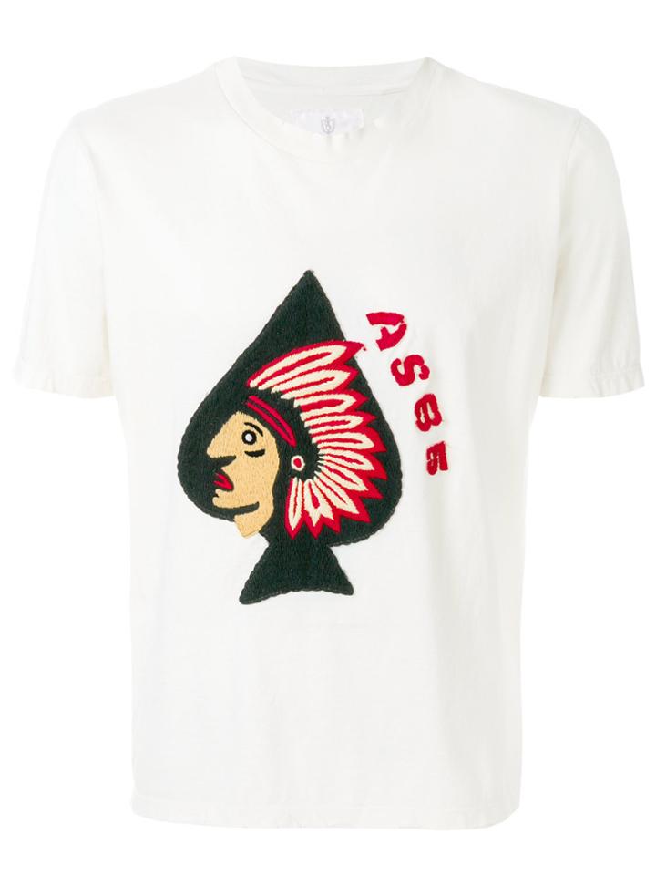 As65 Designer Print T-shirt - Nude & Neutrals