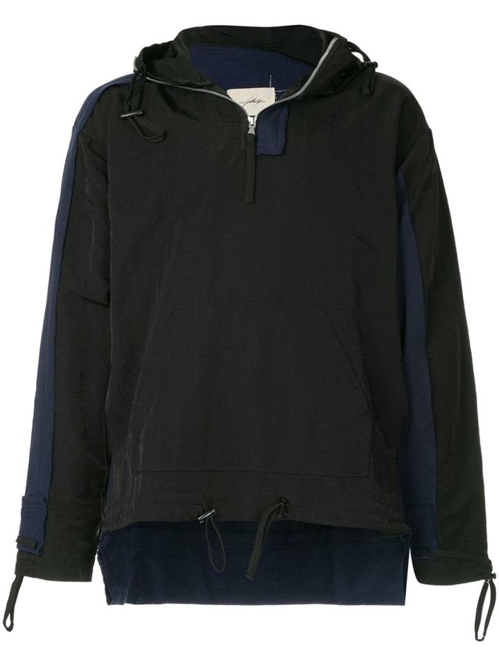 Indice Studio Colour Block Hoodie - Blue