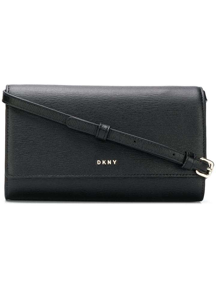 Dkny Logo Cross-body Bag - Black