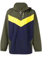 Ck Calvin Klein Chevron Stripe Windbreaker - Green